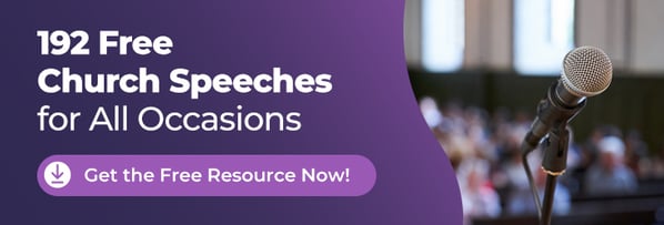 192 church Greetings & Speeches Resource