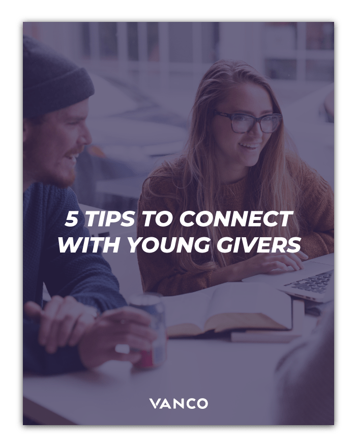 eGiving Guide: 5_Tips_to_Connect_to_Young_Givers_Cover