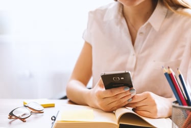 Parent using their online school wallet