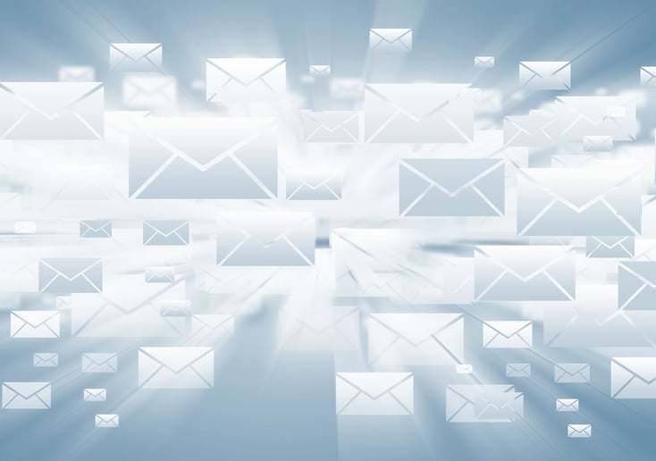Envelopes in a Cloud - Welcome Visitors Blog
