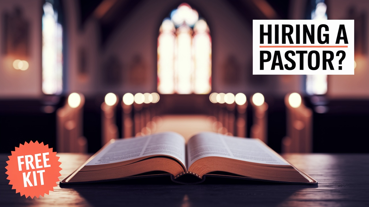 Bible in Sanctuary - Free Pastor Hiring Kit