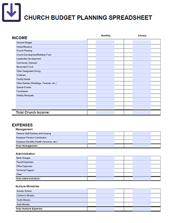 De Modèle D'organisateur de Budget