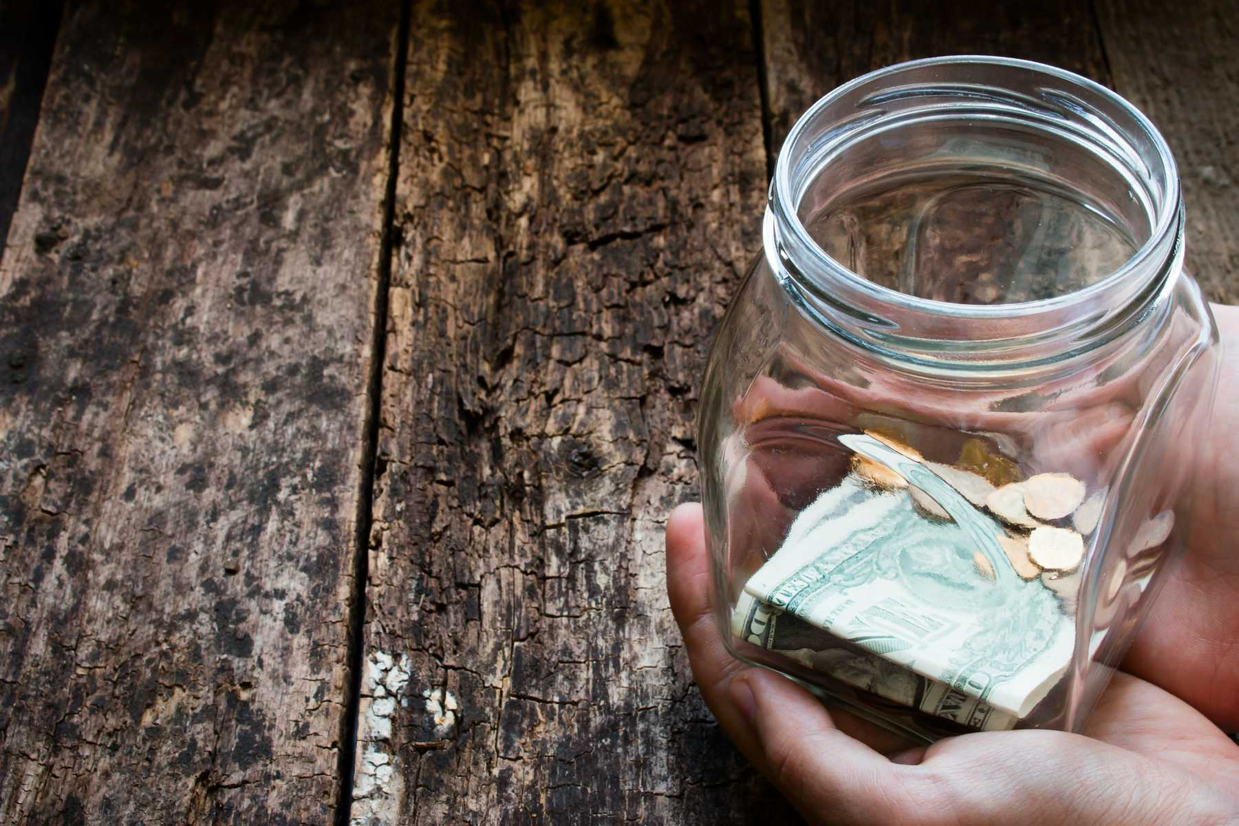 Change Jar from High School Sports Fundraiser