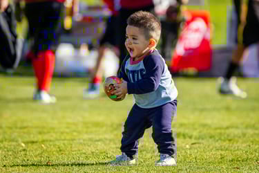 Child playing outdoor preschool extracurricular activities