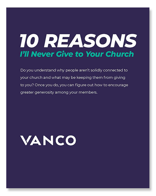 Church eGiving Guide: 10 Reasons Givers Don't Give Cover