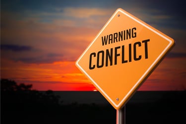 Warning: Conflict sign