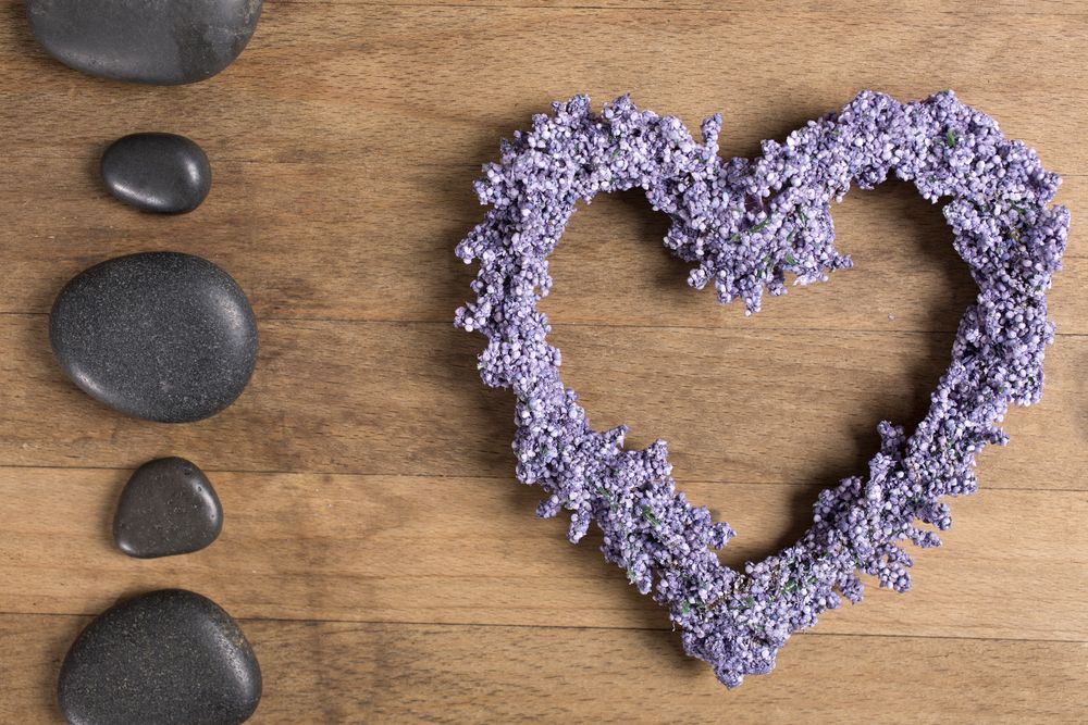 lavender heart - Church Bulletin Board