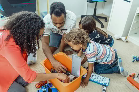 Image showing parental partnership at a daycare