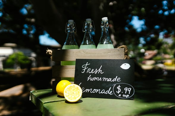 Lemonade stand school fundraiser idea