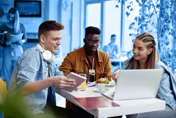 young-adults-eating-a-meal