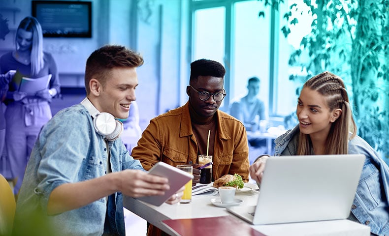 young-adults-eating-meals