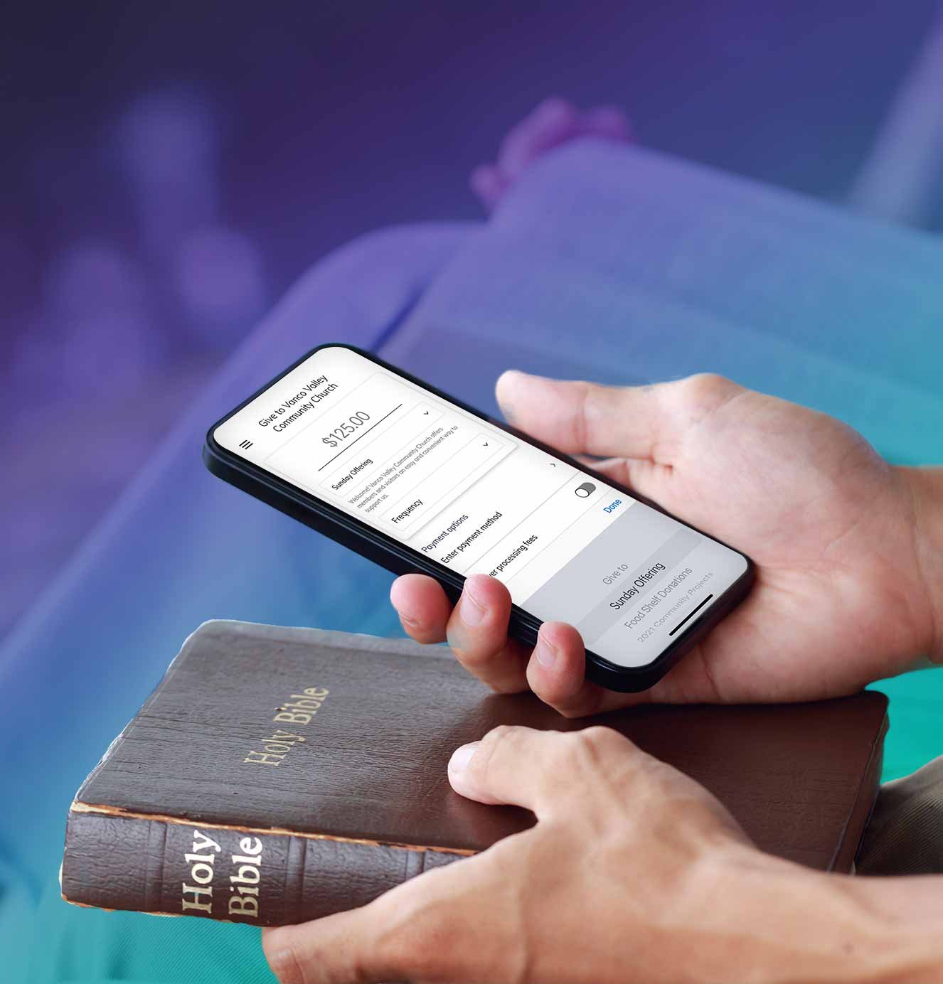 vanco faith mobile donation