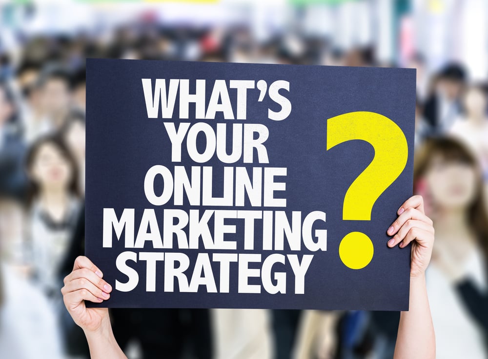 Online marketing sign