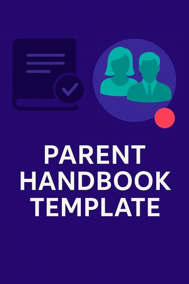 Parent Handbook Template