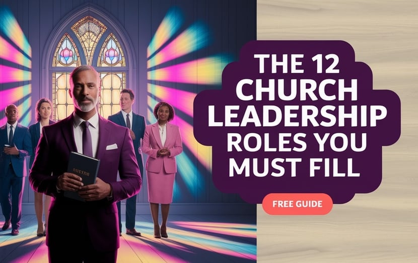 Pastor Flanked by 4 Individuals - 12 Leadership Roles Guide