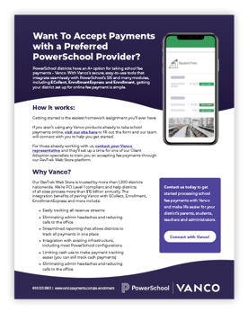 Process Payments with PowerSchool and Vanco 