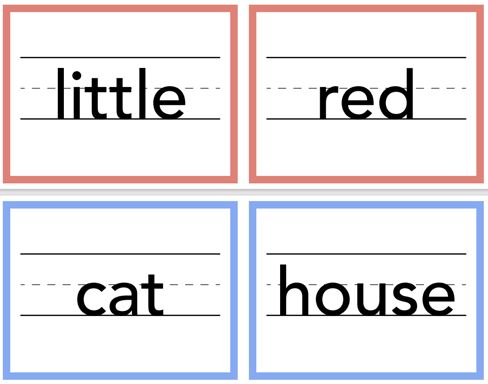Preschool Sight Words Flashcards-1