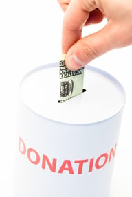 Church Donation Page Tips- Hand with Folded Dollar