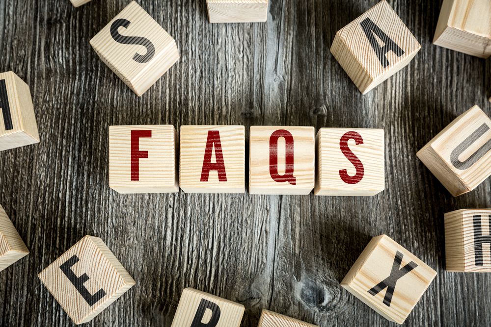 Wooden Blocks Spelling Out FAQS