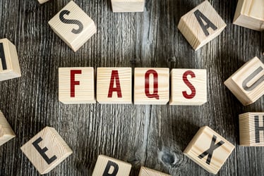 Wooden Blocks Spelling Out FAQS