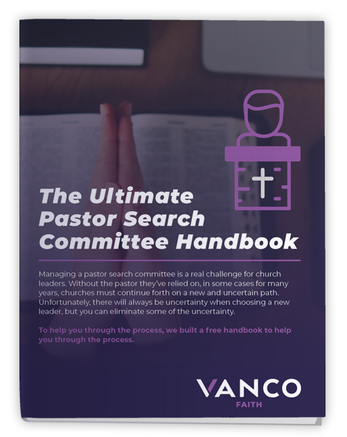 The Pastor Search Committee Handbook Cover