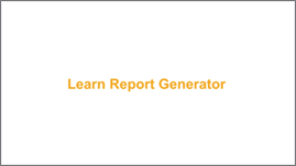 Learn report Generator