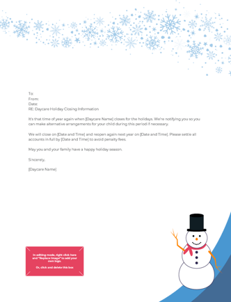christmas closing letter 3