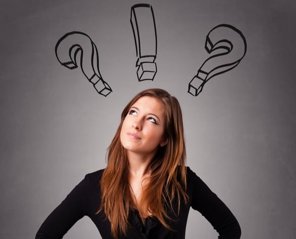 Church Survey Blog - Woman with Question Marks