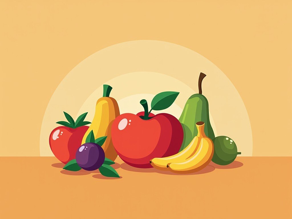 Image of school concession menu ideas, like fruit and vegetables