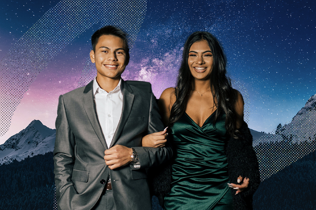 Overlooking Mountains - Prom Theme