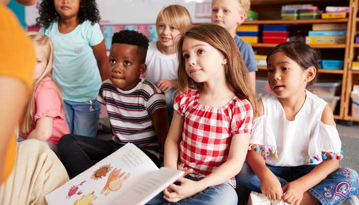 children at storytime