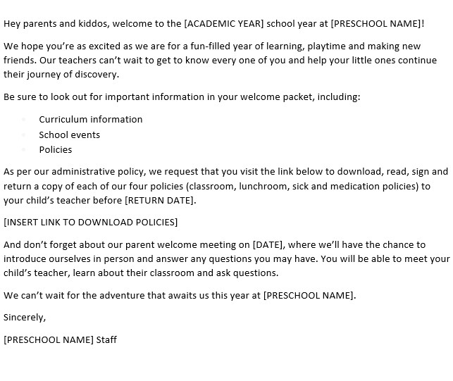 welcome letter 4