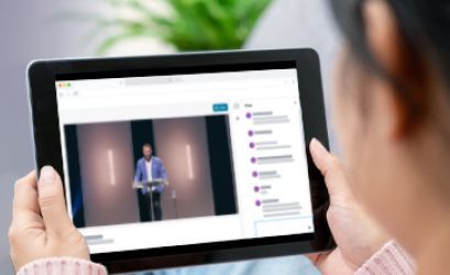 Worship service streaming image